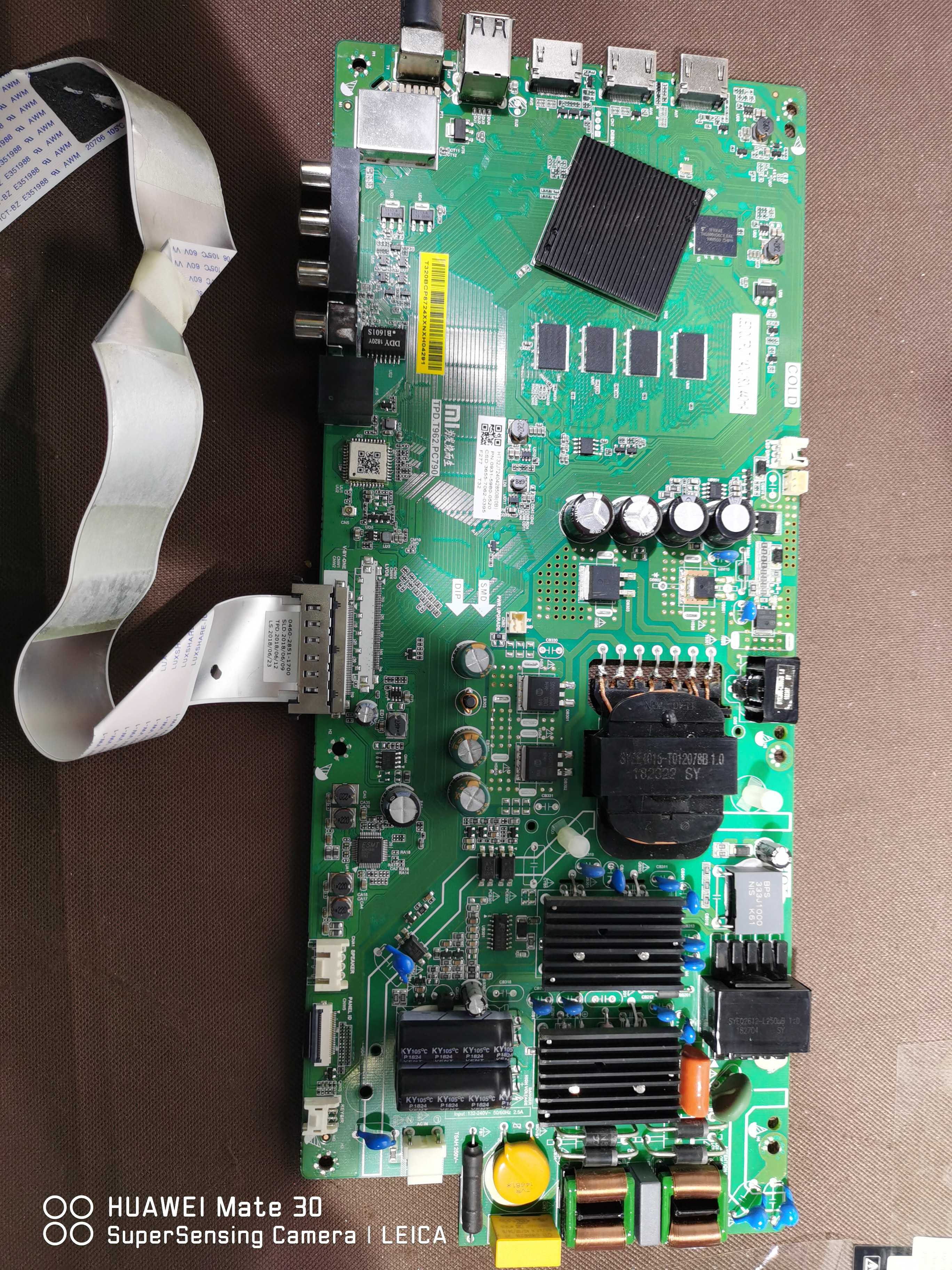 原装小米L55M5-AD主板TPD.T962.PC790三星屏MI55TV-SDC实物图发货