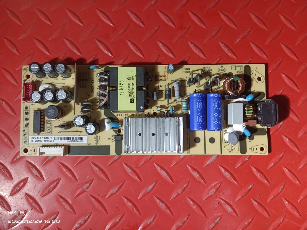 原装TCL 49A260电源板40-L12NW4-PWD1CG 08-L12NH92-PW200AA