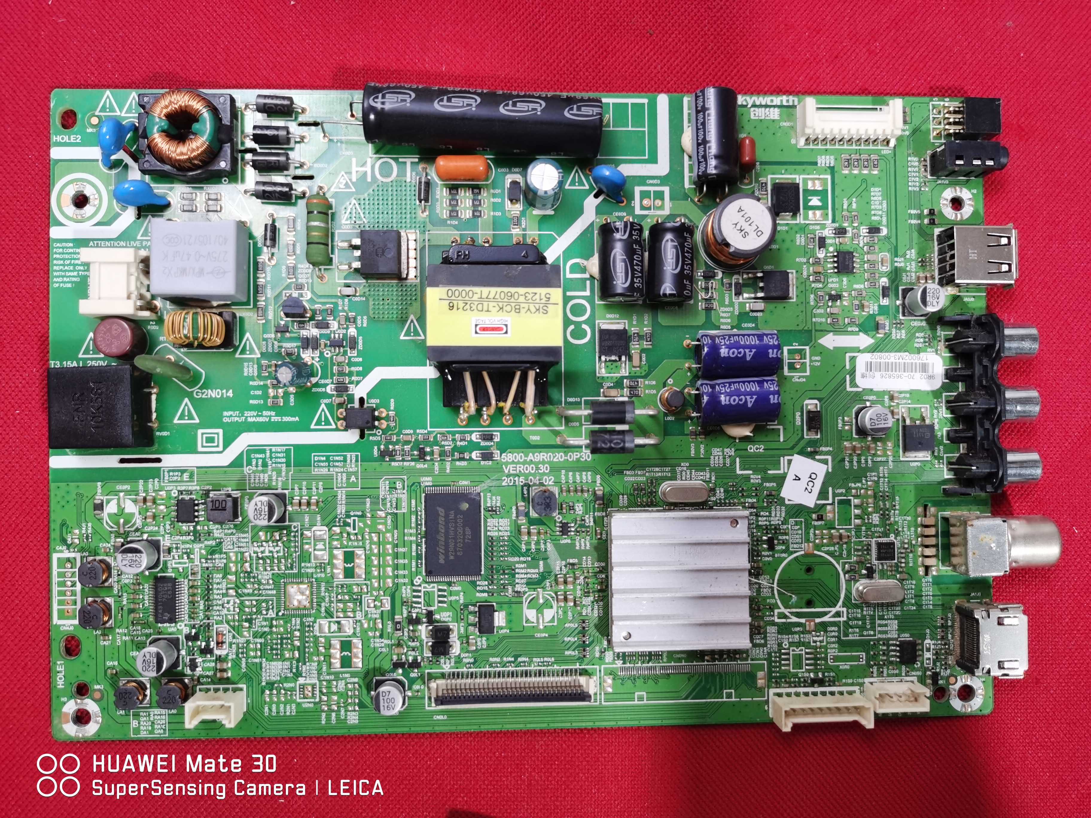 原装创维32X3主板5800-A9R020-0P30配SDL320HY(CD0-815) 