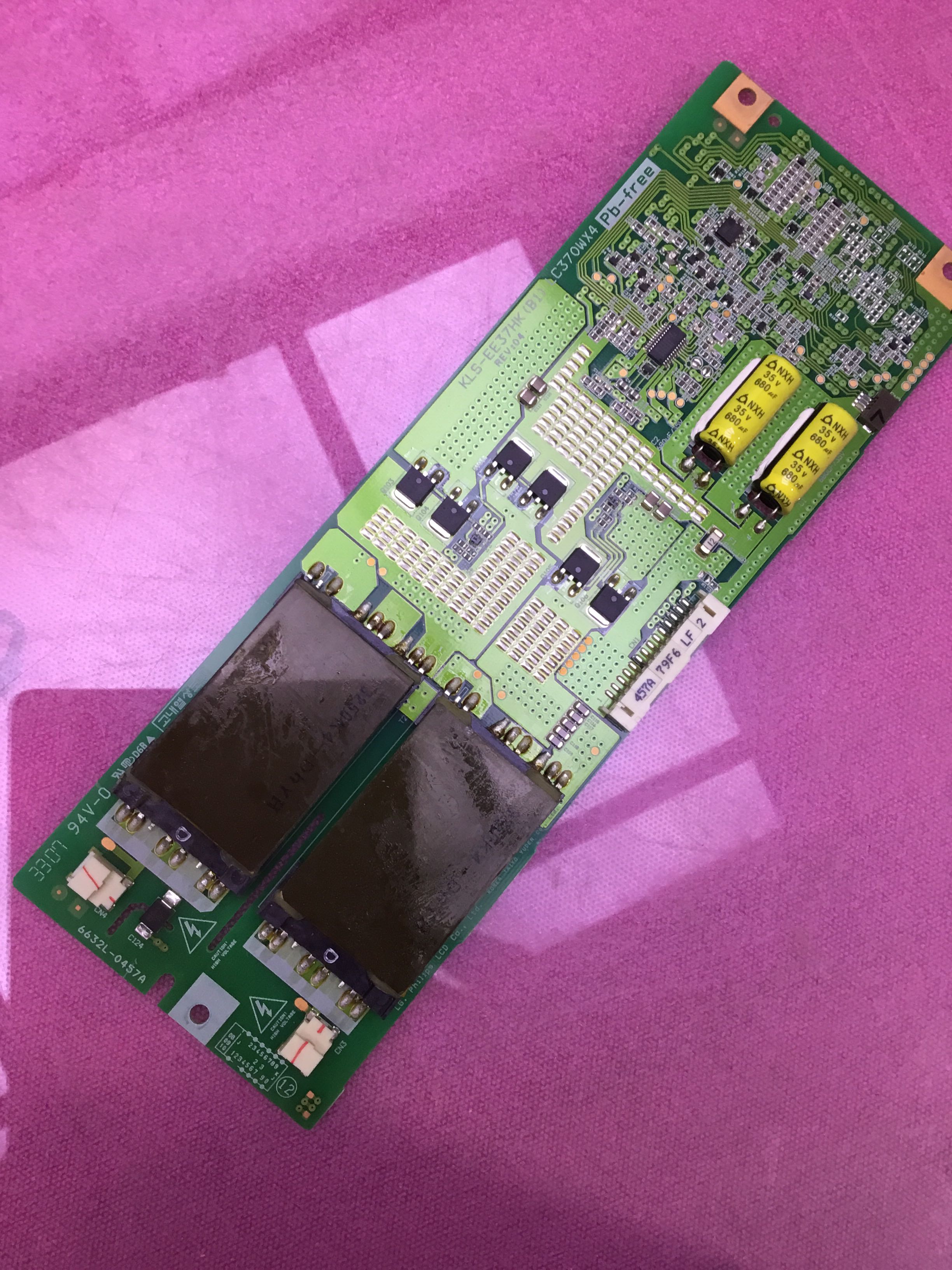 原装6632L-0457A KLS-EE37HK(B1)高压背光板LC370WX4(SL)(A1)