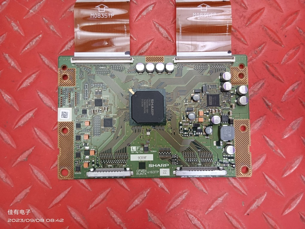 无排线飞利浦 52PFL9509 52寸夏普逻辑板CPWBX RUNTK 4163TP ZZ
