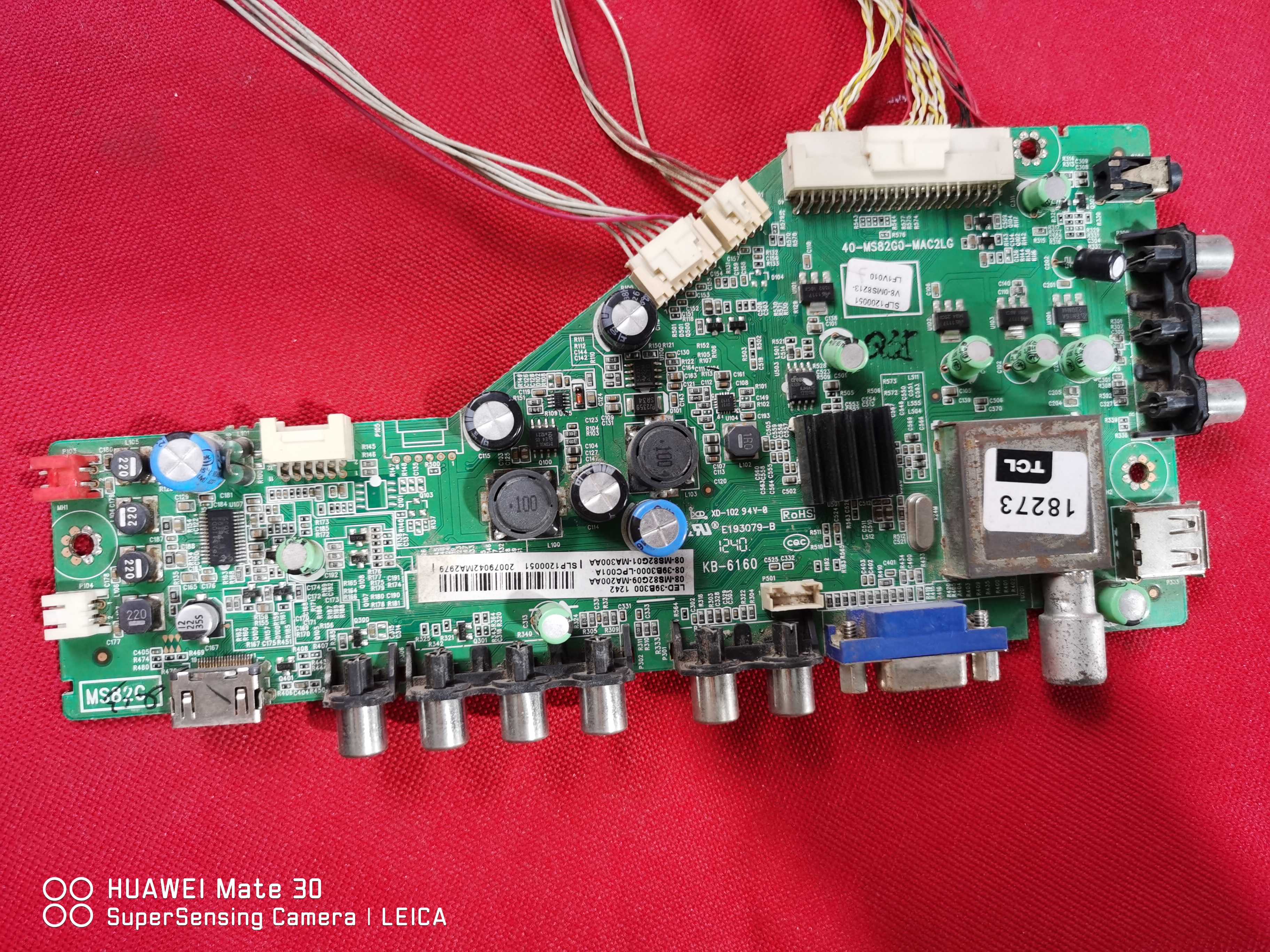 原装先锋LED-39B300液晶主板40-MS82G0-MAC2LG屏LVF390AUTM E2