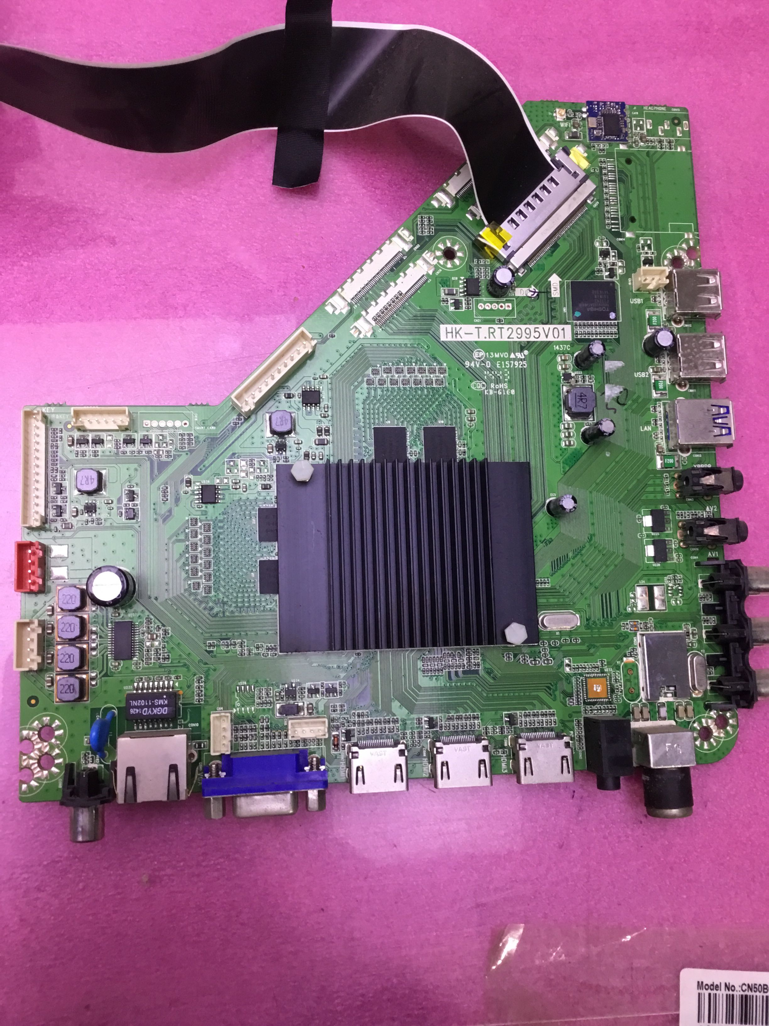 原装长虹50U2主板HK-T.RT2995V01屏 V500DK2-QS1 CN50BG801