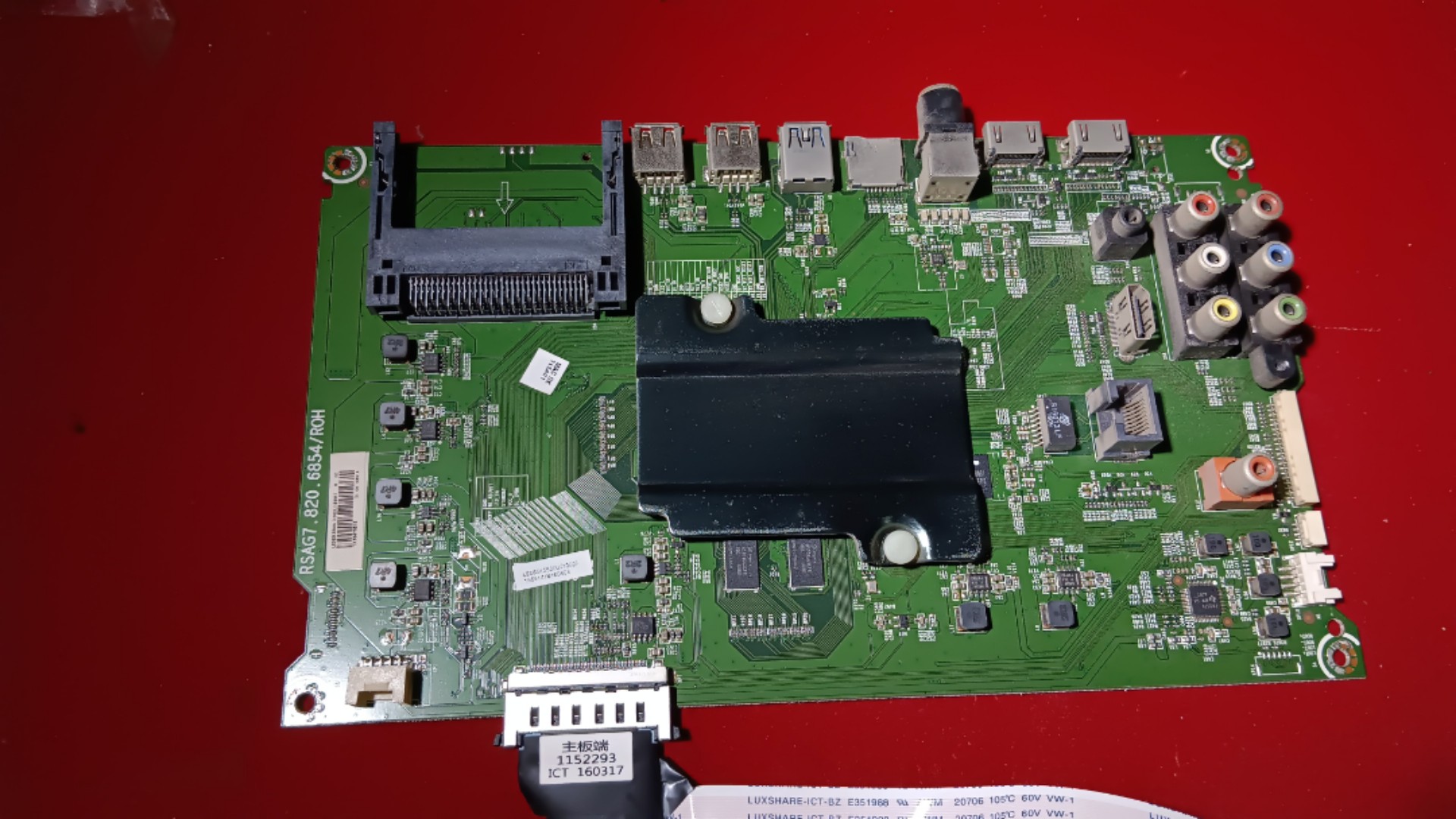 原装海信LED65K5510U主板RSAG7.820.6854屏HE650HU_B31/S1