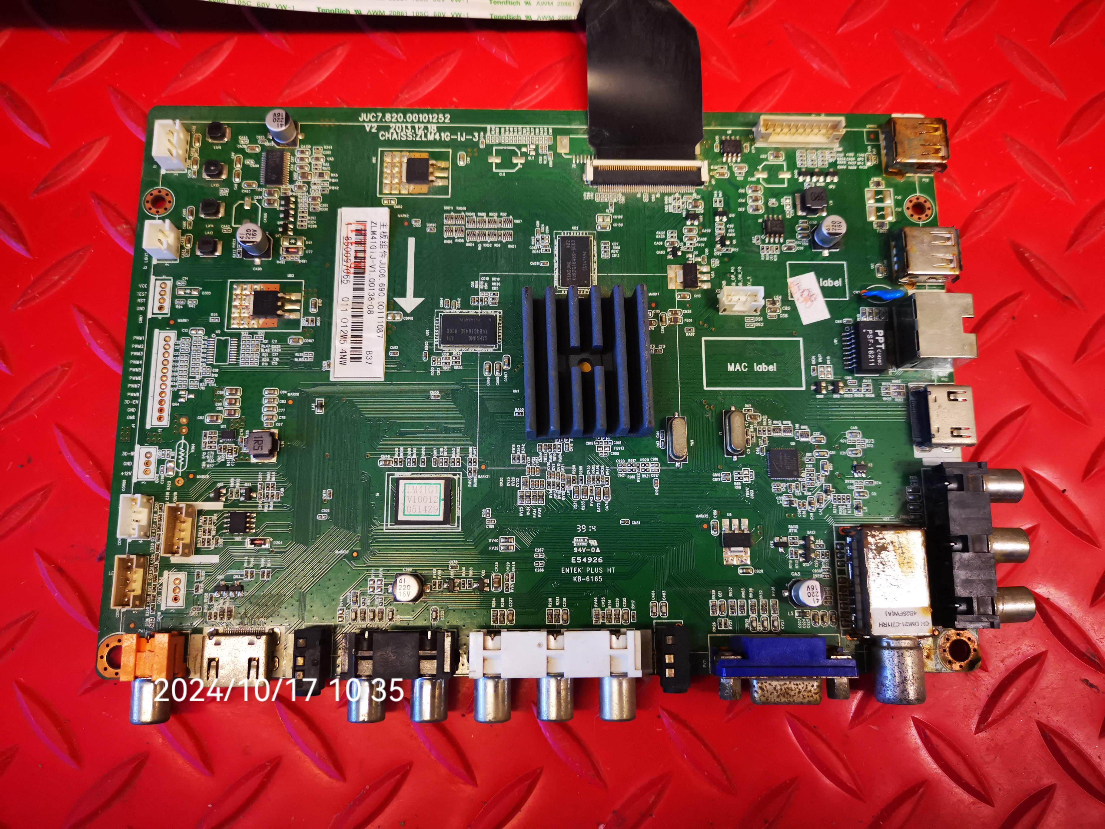 原装长虹LED48C2080i 主板JUC7.820.00101252屏M480F14-E2-S