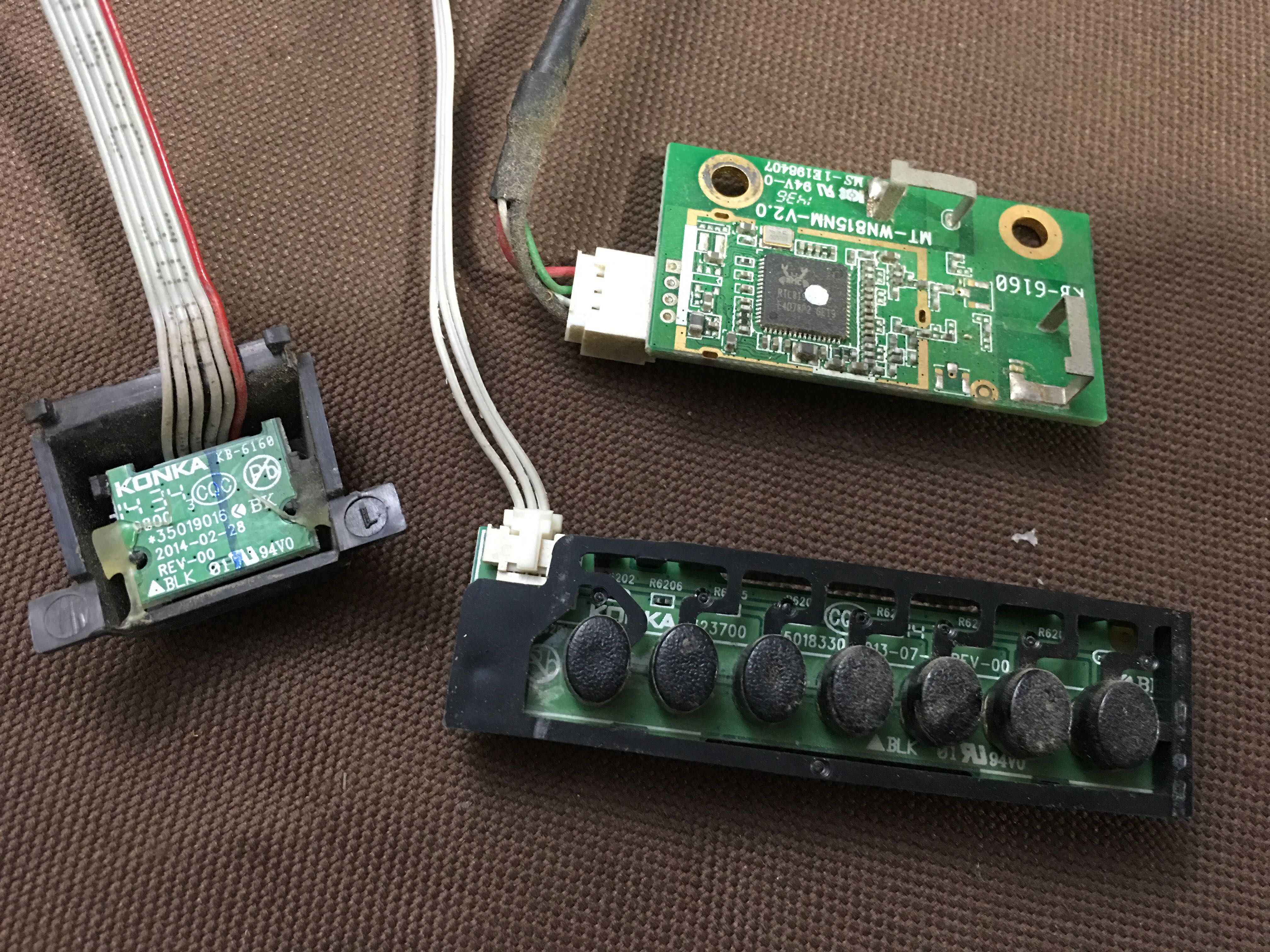 原装配件康佳 LED42K70A遥控接收35019016 送按键