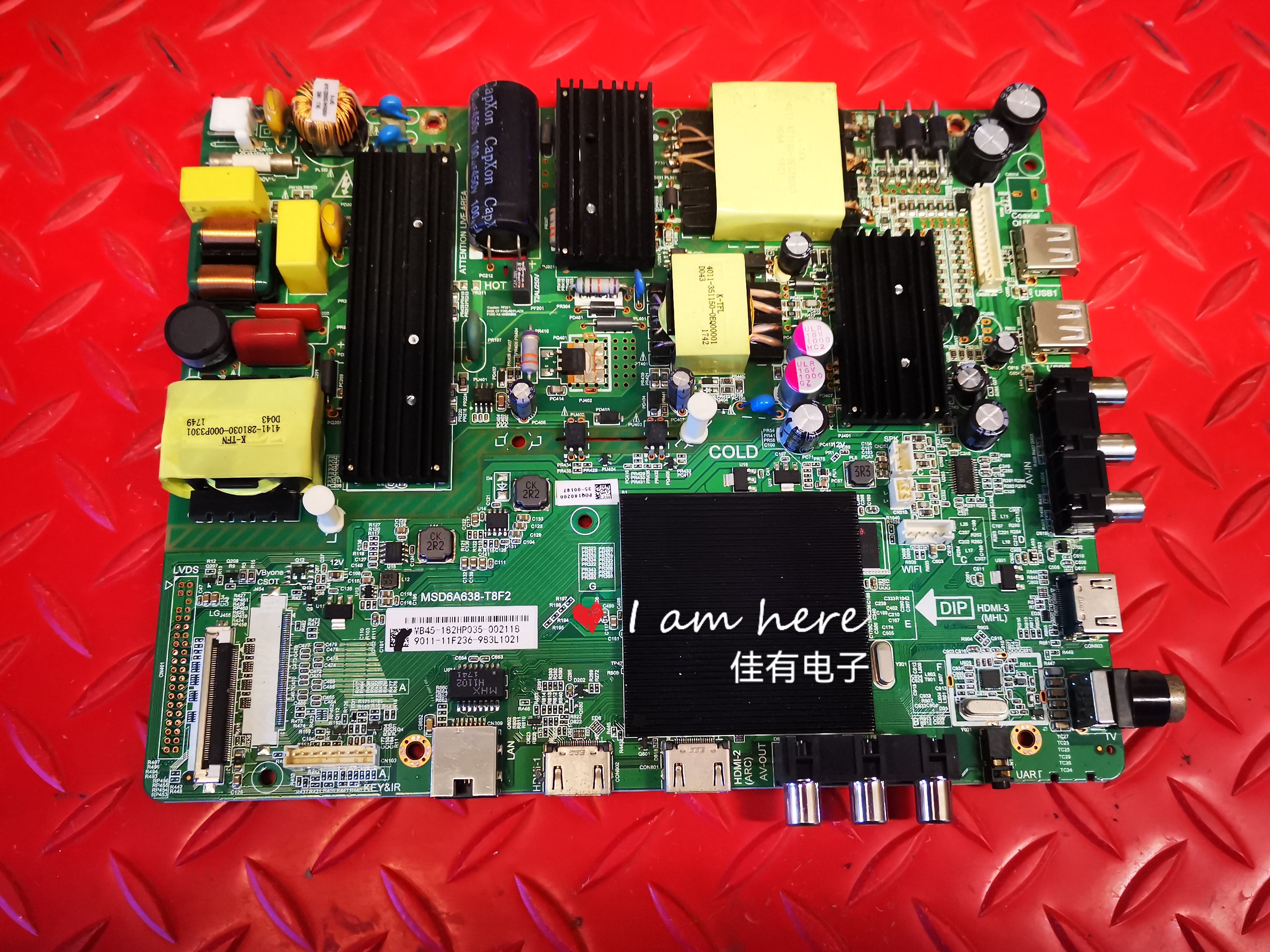 原装创维55U6主板MSD6A638-T8F2 4715-M638T8- LG屏K550WLB1