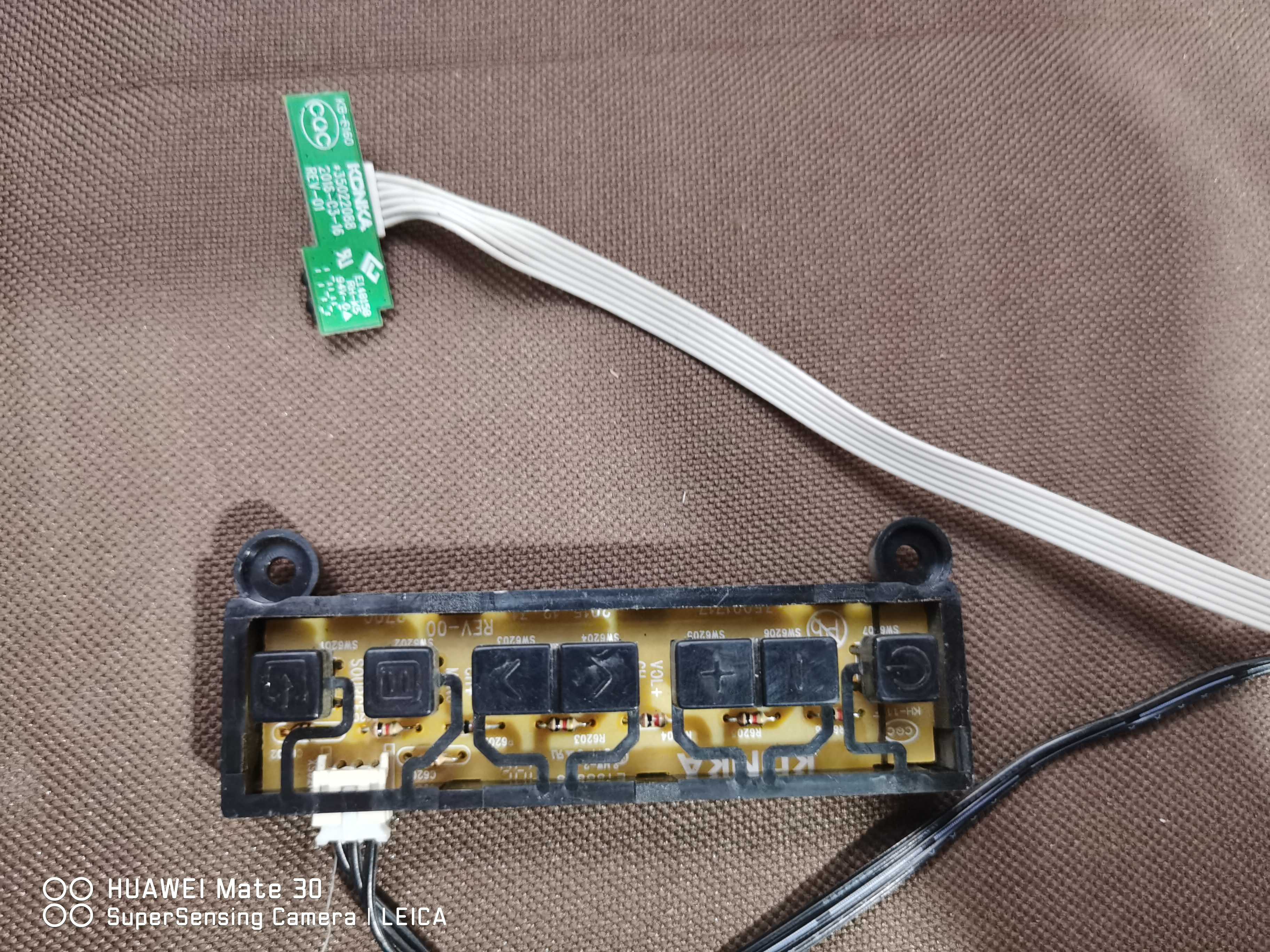 原装 康佳LED40R660U 遥控接收板35022088 按键板35021717一套价