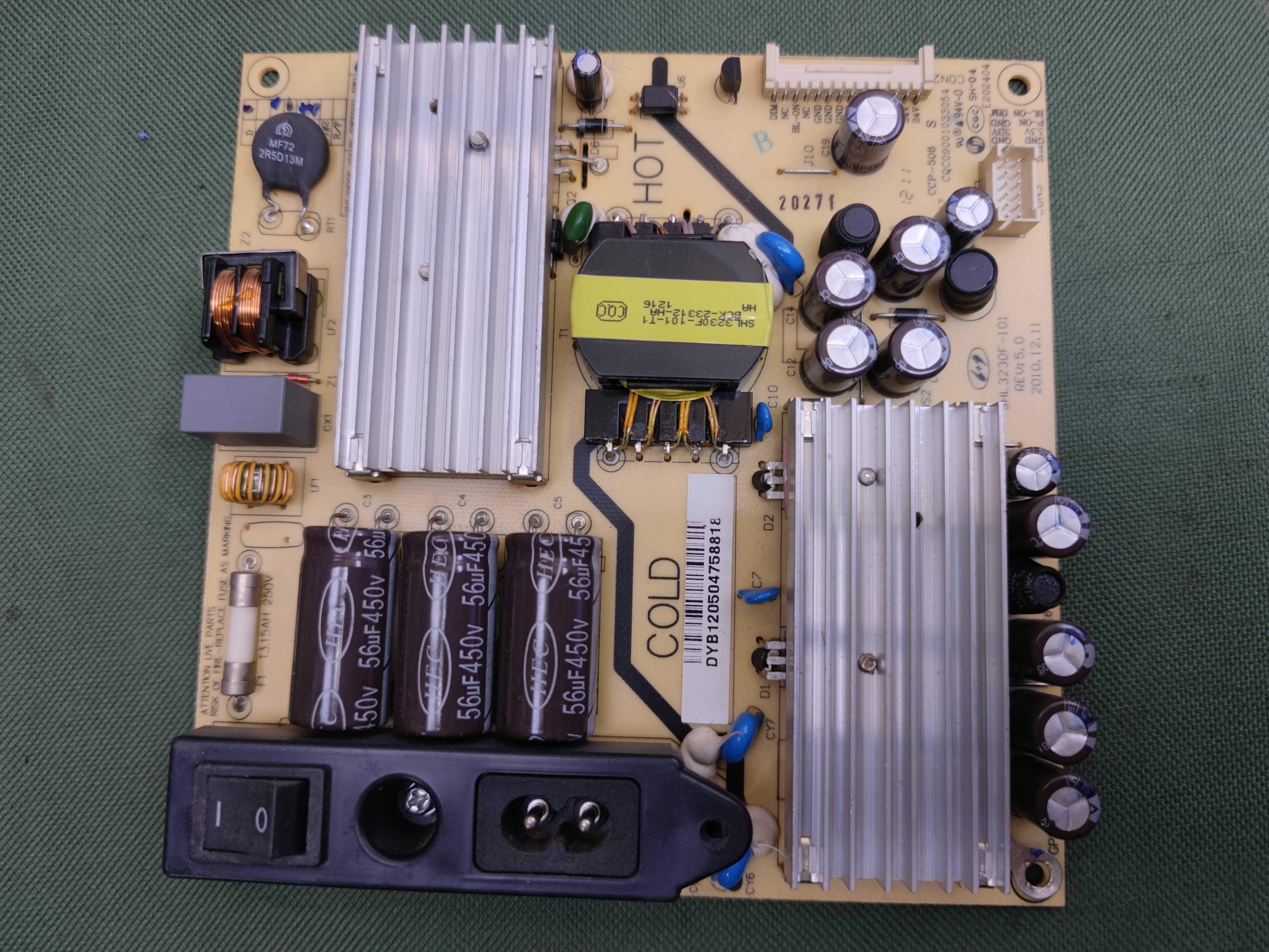 原装 TCL L32M90 液晶电视电源板 SHL3230F-101测好