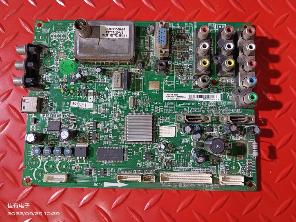 现货 实拍TCL L32M9B原装主板40-32MS19-MAC2XG屏LTA320AP07