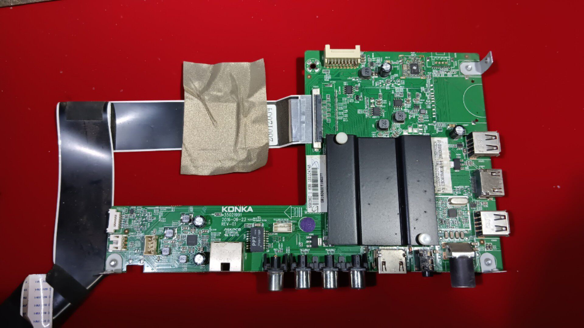 原装现货 康佳康佳LED55K36U 主板35021991熊猫屏LC546PU1L01 - 实物图