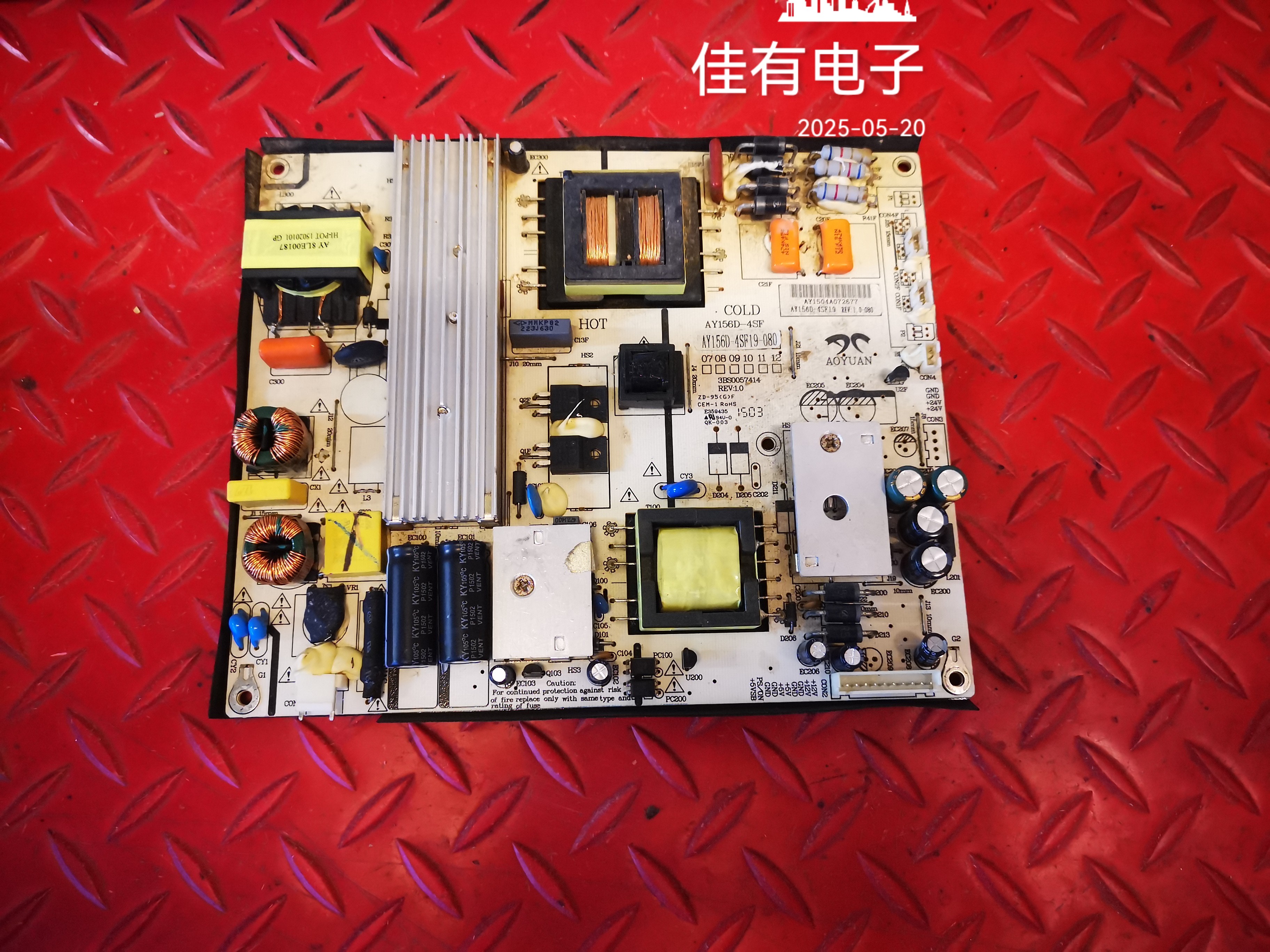 三洋55CE1168R3 50CE1168R3电源板 AY156D-4SF AY156D-4SF19-080