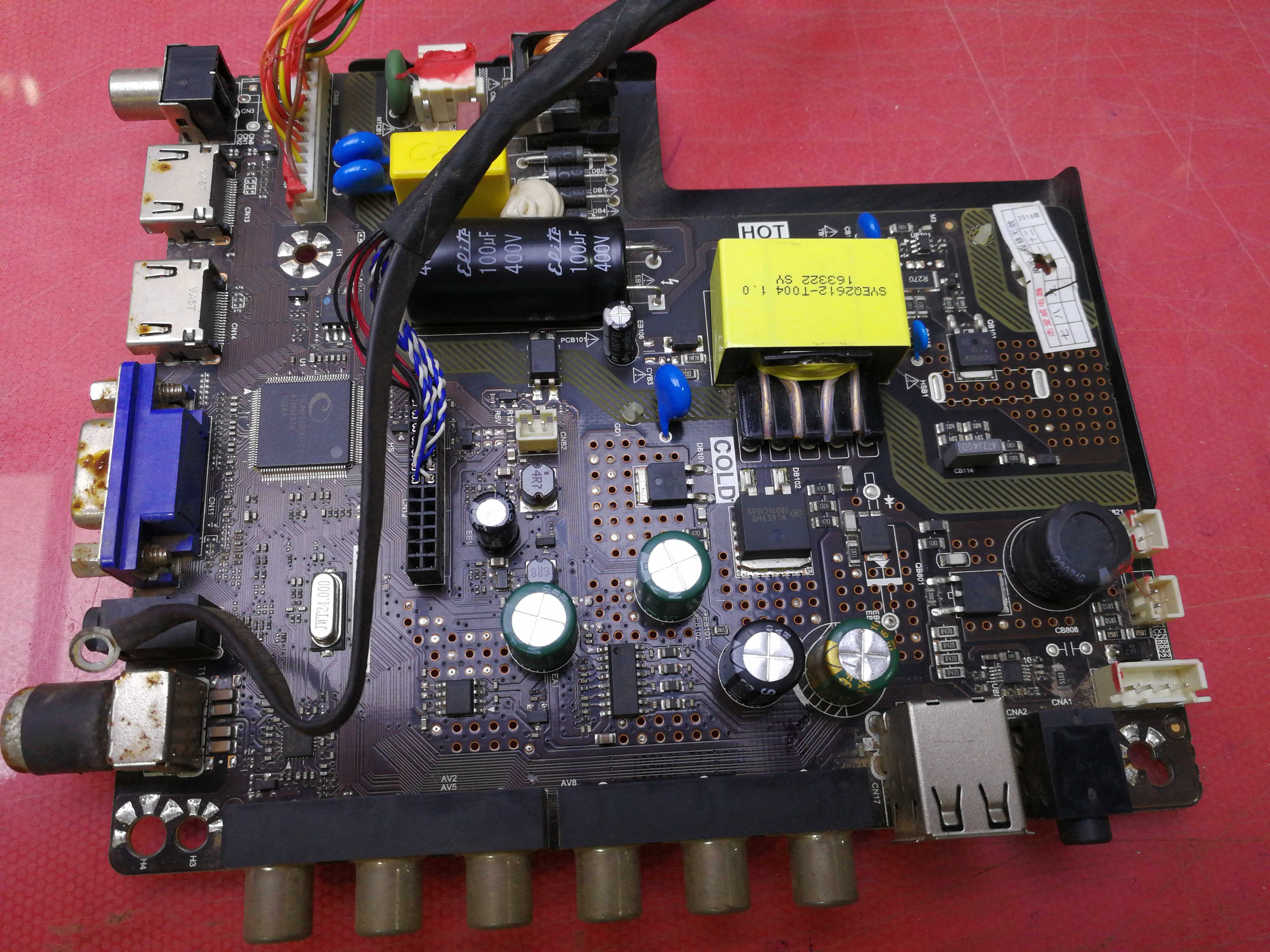 32寸专用液晶电视机驱动板TP.V56.PB816主板屏ST3151A05-9