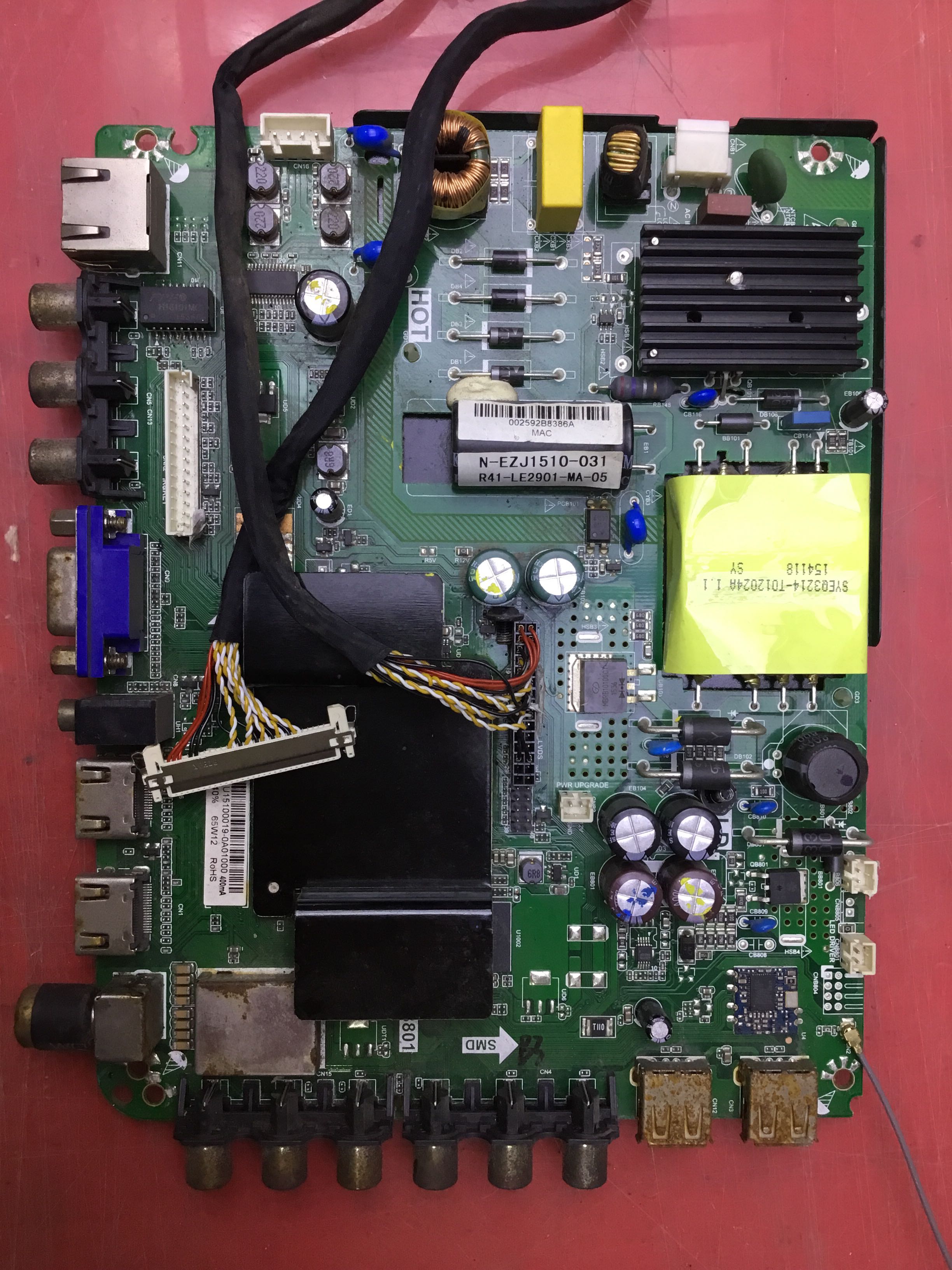 原装液晶电视机32寸一体主板TP.RT2982.PB801配屏ST3151A05-8