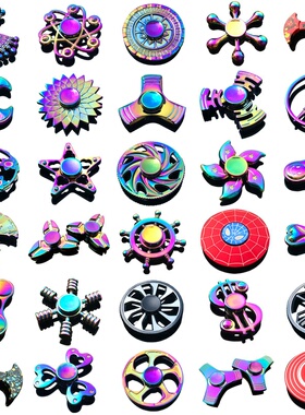 新款合金指尖陀螺减压玩具hand spinner手指陀螺工厂地摊玩具