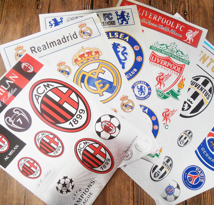 Juve Soccer emblem Paris Real Madrid, Chelsea, Liverpool, Arsenal Inter AC Milan automobile Mobile phone stickersin the Sports/Yoga/Fitness/Fans supplies , Football , Fans supplies  category - from Buy2taobao.com to provide professional Taobao agent buy service