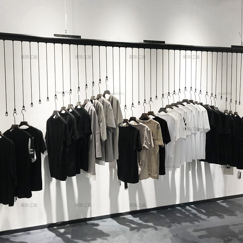 简约上墙货架展示架吊挂悬挂铁艺