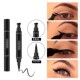 Eyeliner Stamp Black Pencil Liquid Liner Eye End Pen 眼线