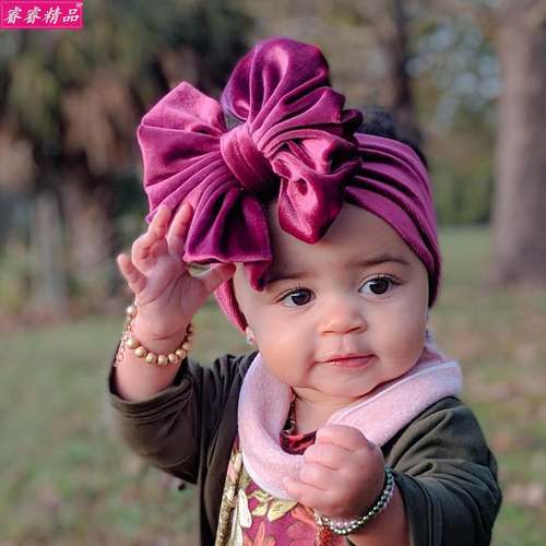 2020 new kids hair band big bowknot baby headband headwear