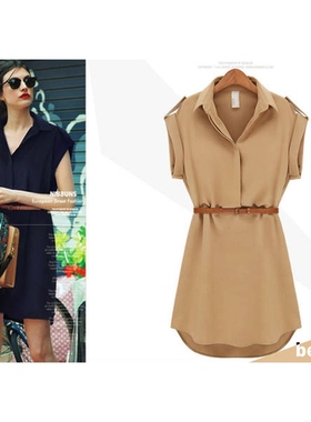 2016 Women Summer Blouse Ladies Shirts Dress Casual  Dresses