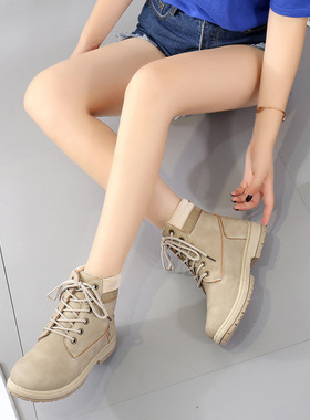 Korean Martin boots for women Outdoor winter Platform shoes