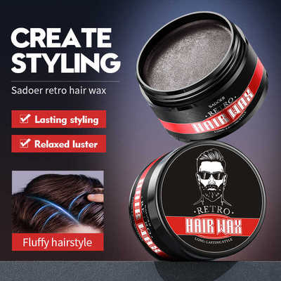 Professional Men Hair Wax Hairdressing Long Hold 定型发蜡