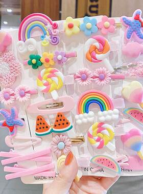 Cartoon hairpin children cute hairpin princess bb clip发夹