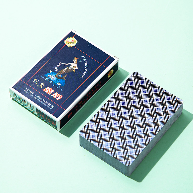 正品10副钓鱼8639b扑克牌便宜批100副整箱扑克朴克创意纸牌家用