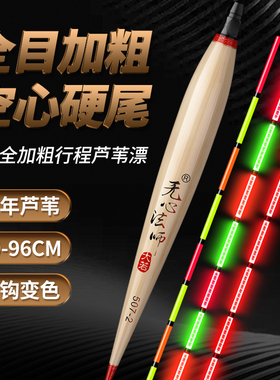 全目加粗9目高亮空心尾超长芦苇大目距远投行程鲢鳙翘嘴电子大物