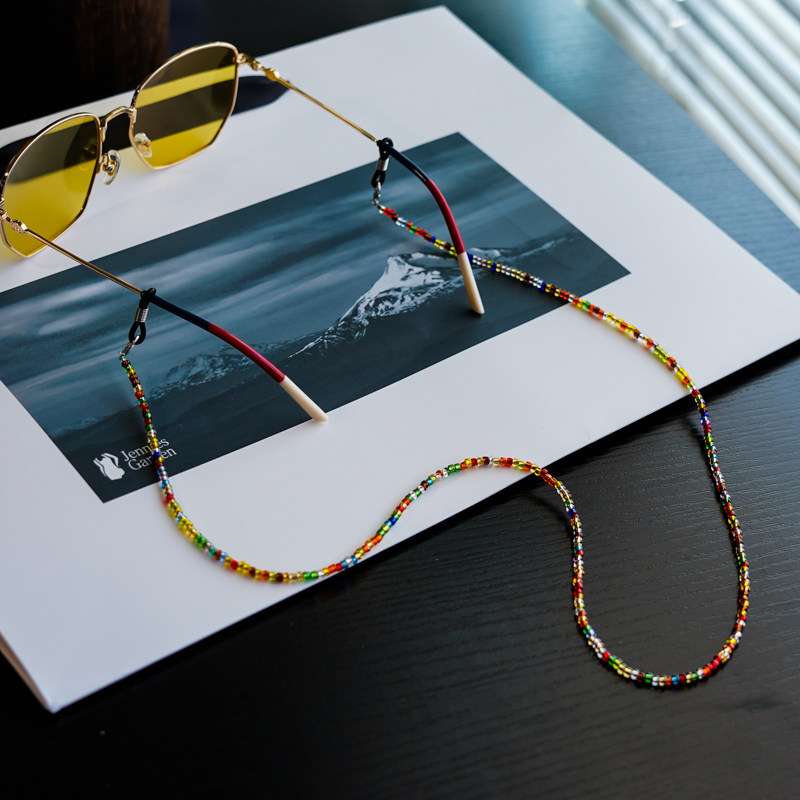 细彩串珠防滑防脱落眼镜链简约挂绳太阳镜老花镜  时尚搭配眼镜绳,ZIPPO/瑞士军刀/眼镜,眼镜链,淘宝优惠券,粉丝福利购,淘宝优惠卷