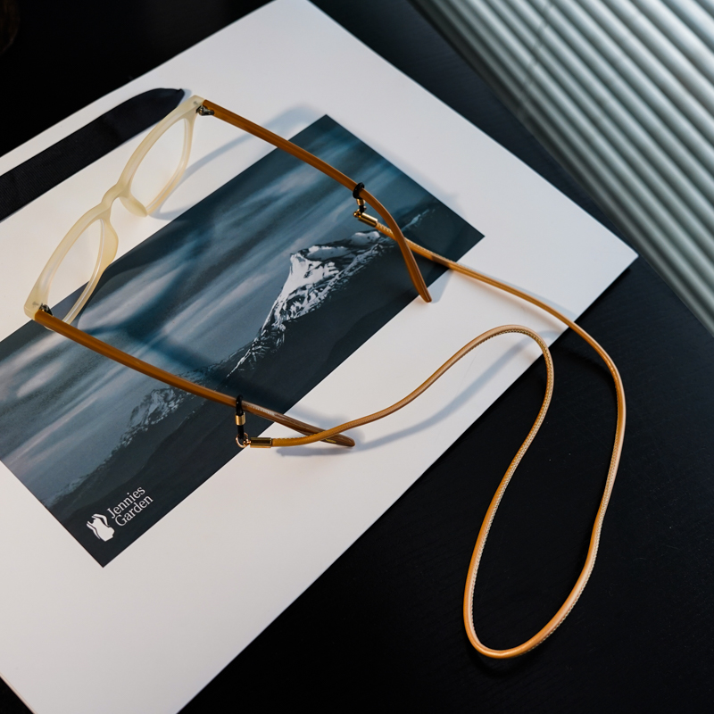 皮面PU眼镜绳太阳镜老花镜镜架防滑绳眼镜配件防丢挂绳  多色选择