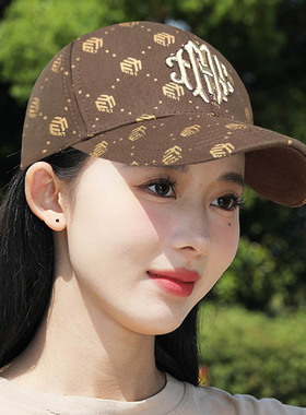 百搭洋气鸭舌帽女夏季防晒可调节棒球帽男潮韩版2024新款遮阳帽春