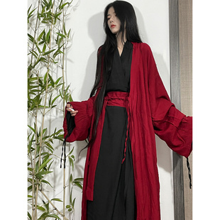 李火旺cos服全套新中式道服道具二次元仙气直裾古装汉服铜钱面具