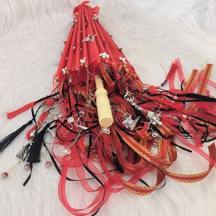 汉服通用道具花城COS红伞华丽血雨探花银蝶伞汉服仙气漫展古风伞