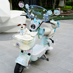 爱玛元宇宙pro装饰趣味蛋露娜挡风板后视镜脚垫手机支架挂钩贴纸