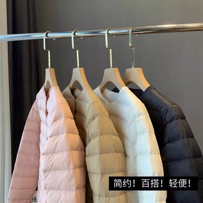 白鹅绒轻薄款两穿保暖羽绒服女