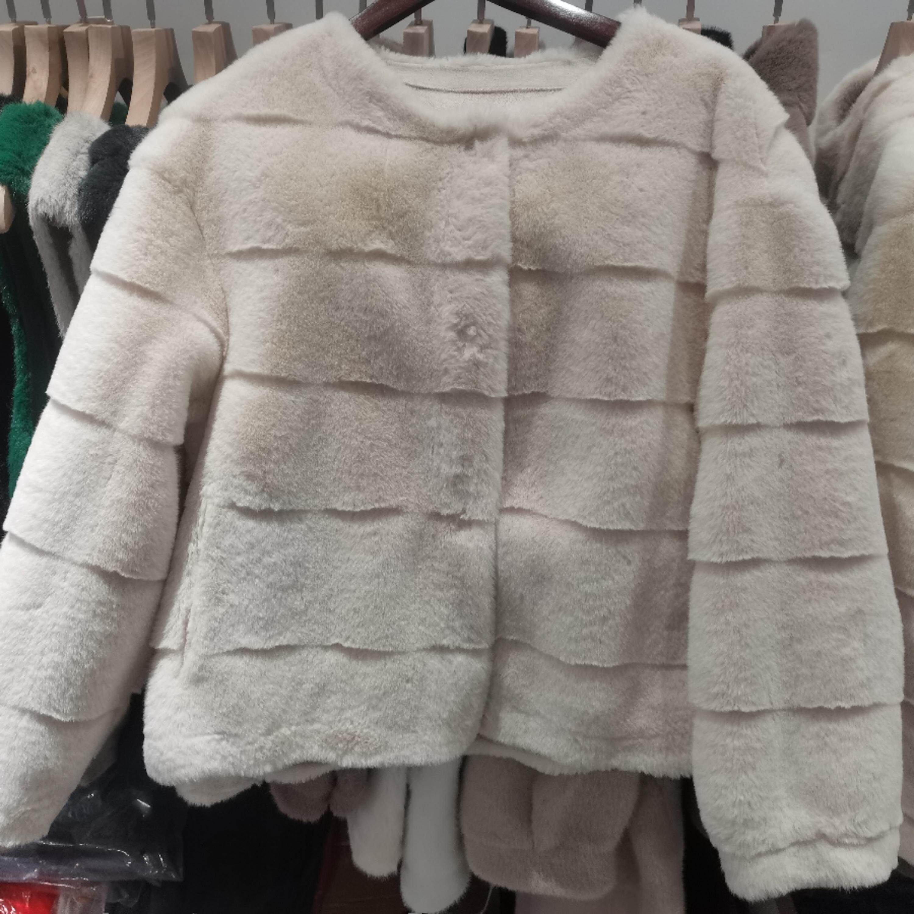 环保丹麦貂！手感不输真水貂！混纺皮草大衣短款毛毛外套女冬季24,女装/女士精品,皮草,淘宝优惠券,粉丝福利购,淘宝优惠卷