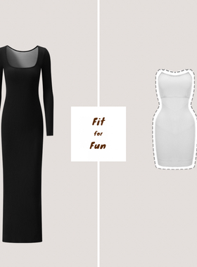 Fitforfun｜长袖塑身裙 旧款清仓 内置塑身裙skim升级款