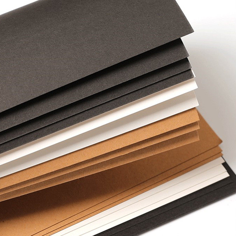 A4 검은 판지 230G 8K4K 학생 그림 어린이 손으로 그린 ??도화지 크래프트 종이 흰색 두꺼운 단단한 판지