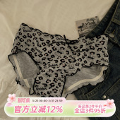 纯棉裆 甜美女士三角裤 森日和叶纯欲风可爱豹纹女生内裤 女2026新款