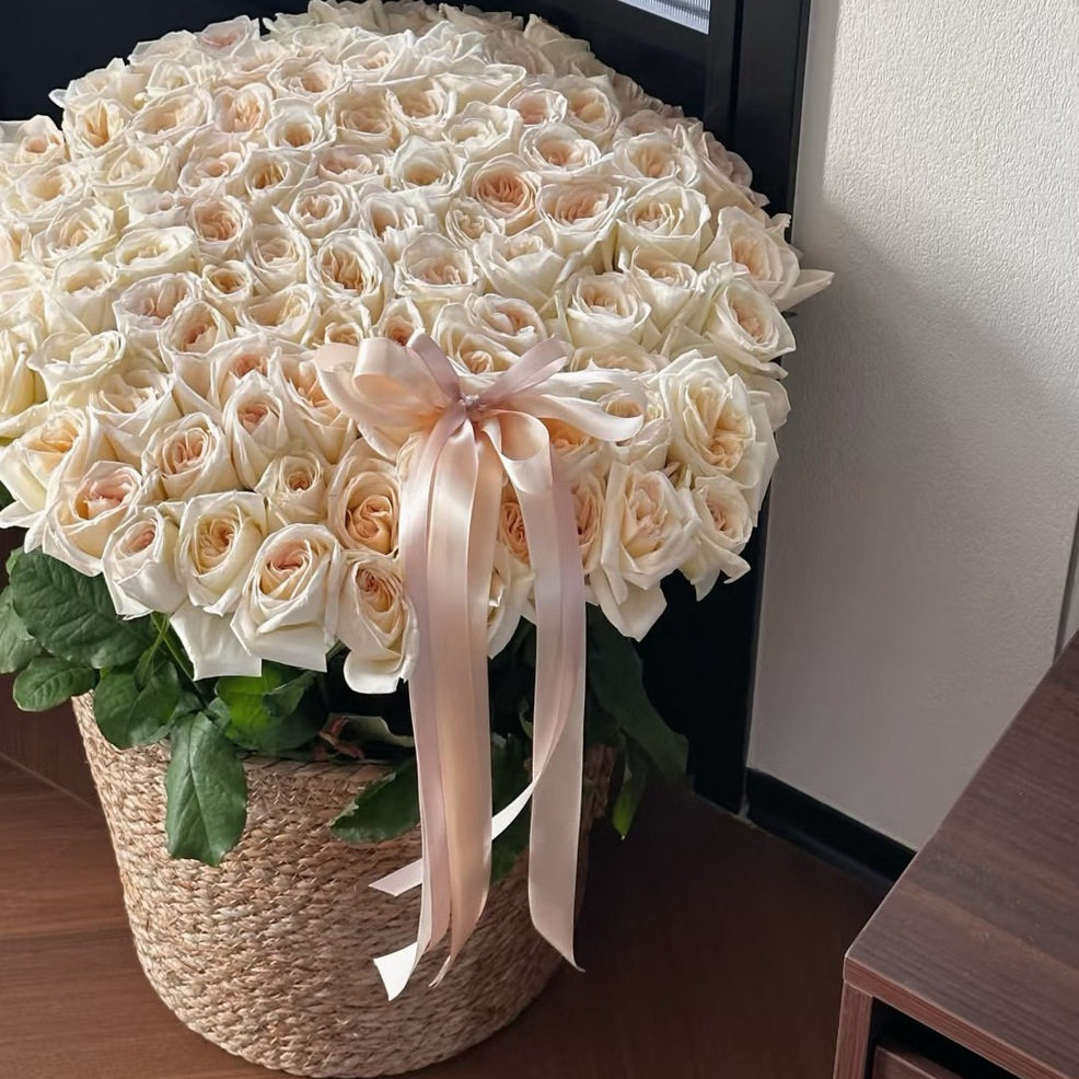 成都同城玫瑰花篮生日花篮