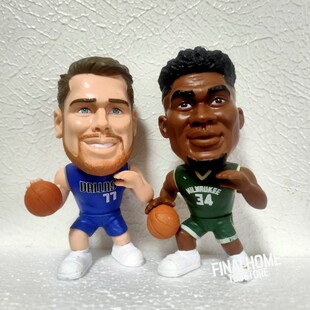 NBA 达拉斯 独行侠 东契奇 雄鹿 篮球巨星明星人偶摆件模型玩具