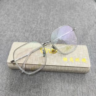 横岗眼镜杨紫赵丽颖同款纯钛眼镜框男女款大框全框近视配眼镜架