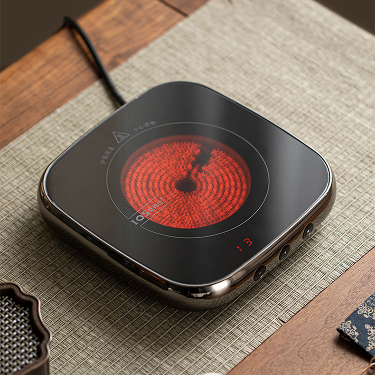 艾玛诗电陶炉煮茶器大功率茶炉超薄耐高温玻璃煮茶烧水壶蒸煮一体