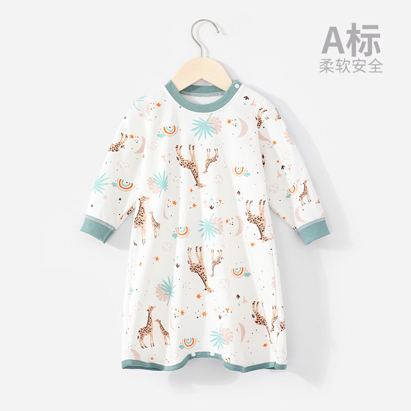 婴儿长袖睡袍男女儿童家居服春秋四季防踢睡衣宝宝连体睡裙空调服,童装/婴儿装/亲子装,家居袍/睡袍,淘宝优惠券,粉丝福利购,淘宝优惠卷