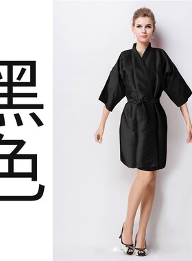 美发客服理发店发廊专用烫染客袍顾客衣服染发围布女士高档防水衣
