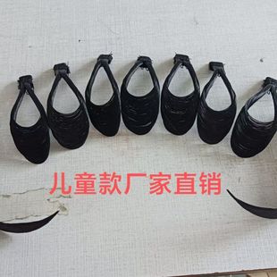 戏剧花旦青衣老旦儿童头饰仿真发水鬓古装包头京剧歌舞刘海片