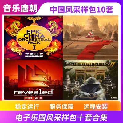 中国风采样包电子乐 EDM HIPHOP WAV采样十套合集