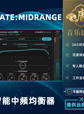 FIXATE MIDRANGE 智能中频均衡器 WIN+MAC