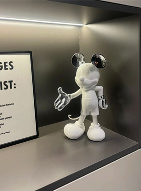 Mand kaws米奇潮流公仔大摆件 时尚门店雕塑玩偶潮玩卡通客厅摆件